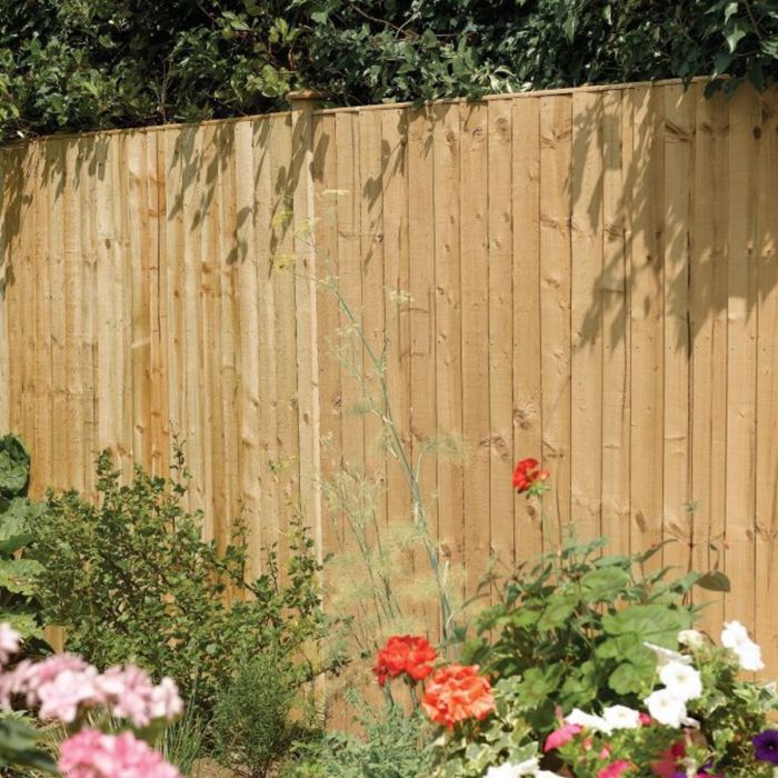 Traditional Style Pressure Treated 6x5 Vertical Board Panel Lap Gate - Set of 3