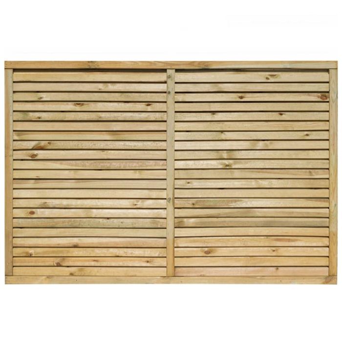 Mackins Pressure Treated Timber Contemporary 6x4 Screen with Natural Finish - Set of 3