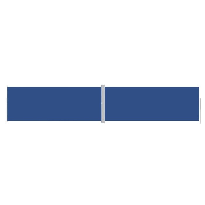 Retractable Side Awning Blue 200x1000 cm