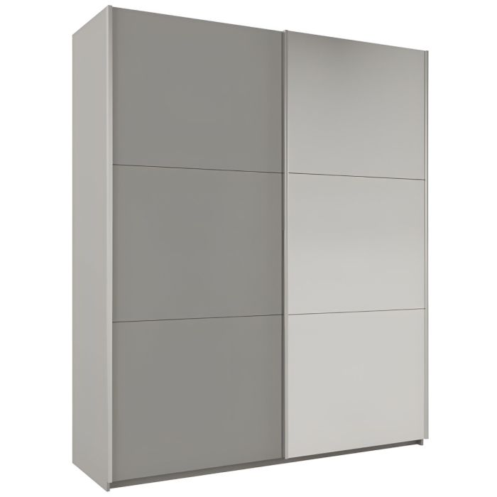 Wokingham Sliding Door Mirror 200cm Wardrobe - Platinum