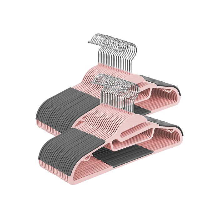 50-Pack Clothes Hangers with Swivel Hook