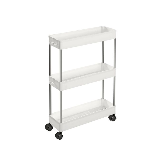 3-Tier Storage Trolley White