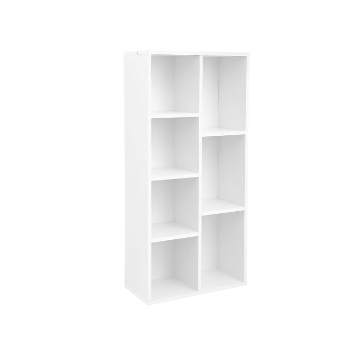 Wooden 7 Grid Bookcase