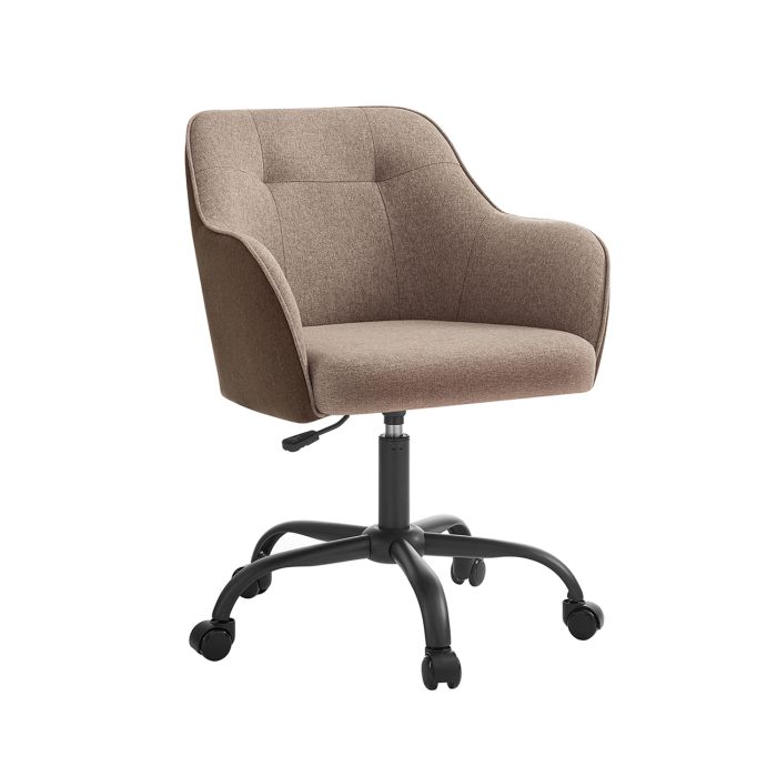 Office Chair - ORASO Height Adjustable Max Load 110 kg Ergonomic Design - Walnut Brown