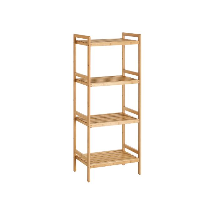 4-Tier Bamboo Shelving Unit
