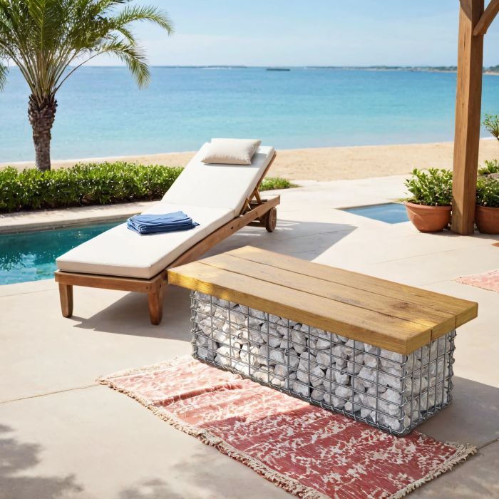 Gabion Cages - FIORIA Metal Mesh Spiral Rod 30 Spacer Hook Set of 10 - Silver