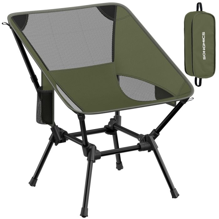 BAMYRY Camping Chair with Storage Pockets - Green