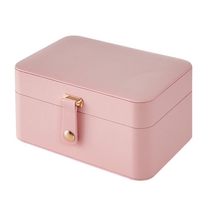 BRONTE Portable Travel Jewellery Box - Pink