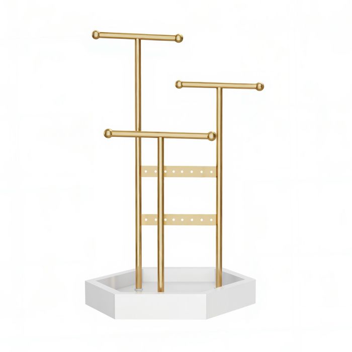 BLKUVY Jewellery Display Stand - Gold