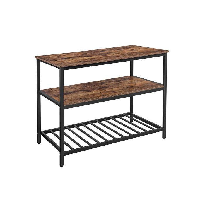 3 Shelves Kitchen Island