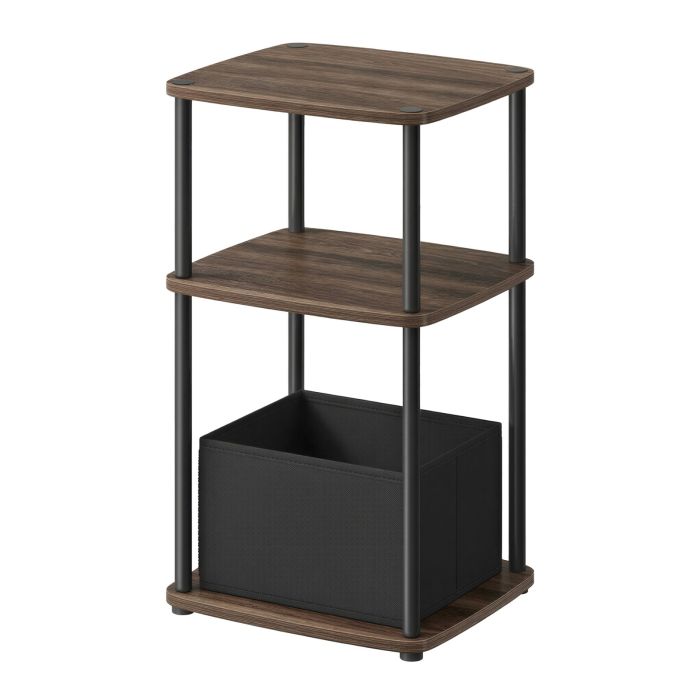 DESERE Side Table - Natural Walnut