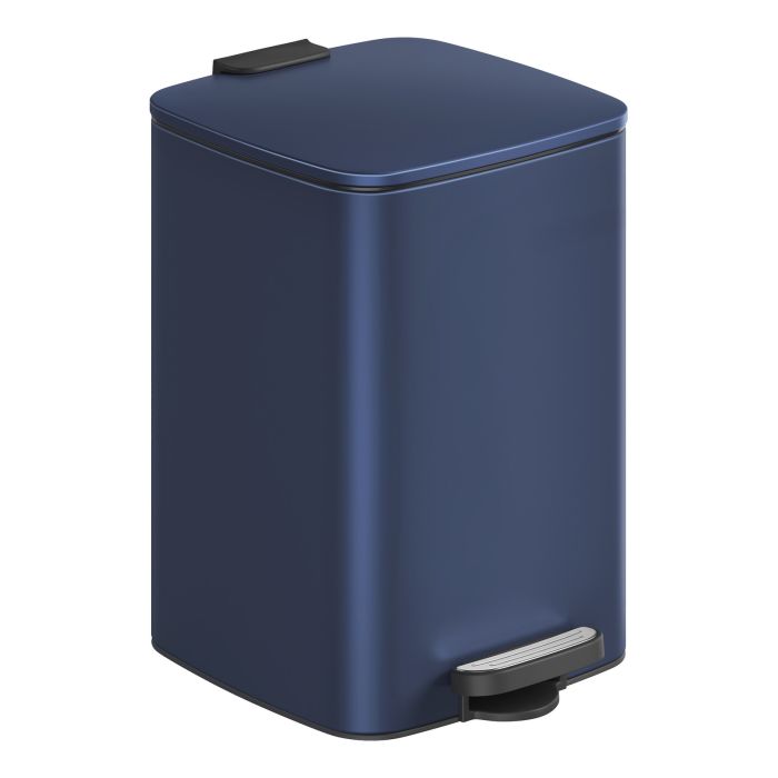 HIREXI Stainless Steel Kitchen Pedal Bin - Blue