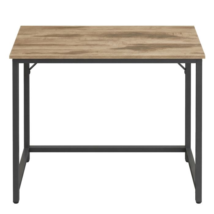 KEFOXU Home Office Computer Desk - Brown and Black