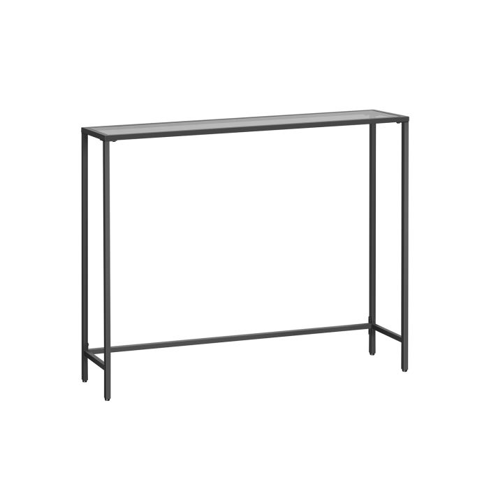 Console Table - MODZA Console Table Slate Grey Black
