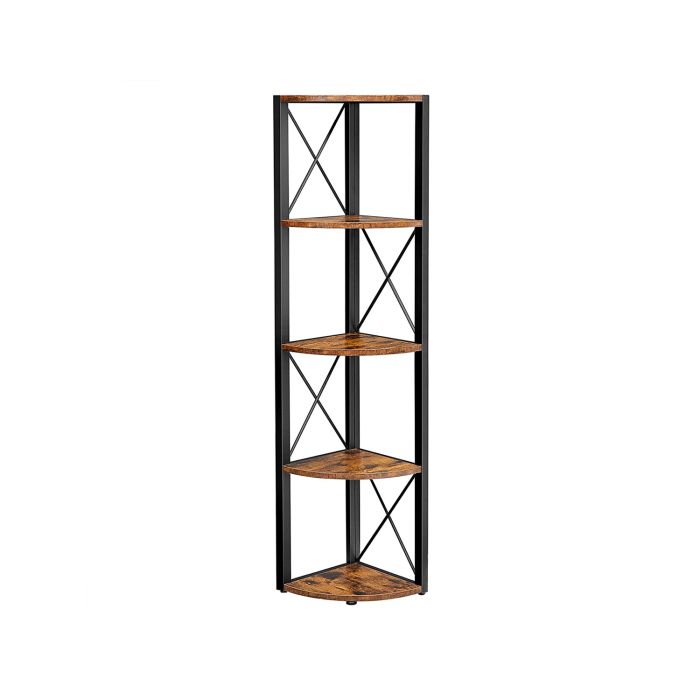 VASAGLE 5 Tier Multipurpose Corner Shelf