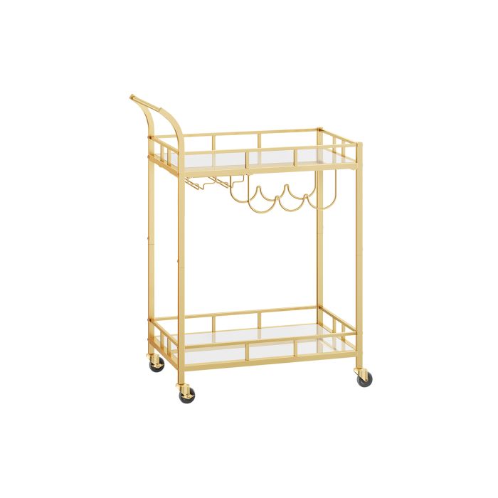 Drinks Trolley Metallic Gold