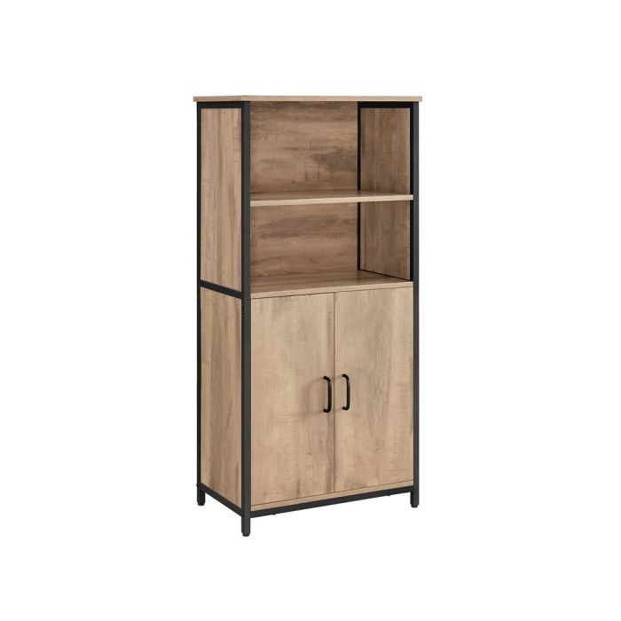 Storage Cabinet - VIVZA Freestanding Toasted Oak Storage Cabinet - Toasted Oak