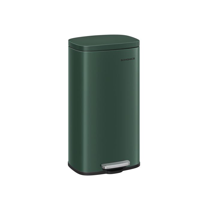 Kitchen Bin - SOLNA 30L Soft-Close Retro Bin - Green