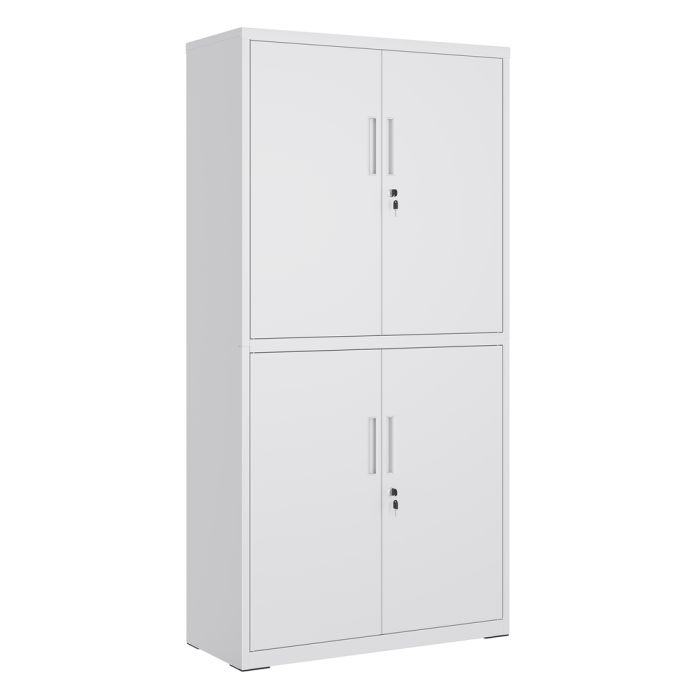PAVEPA Metal Garage Storage Cabinet - Matte Grey