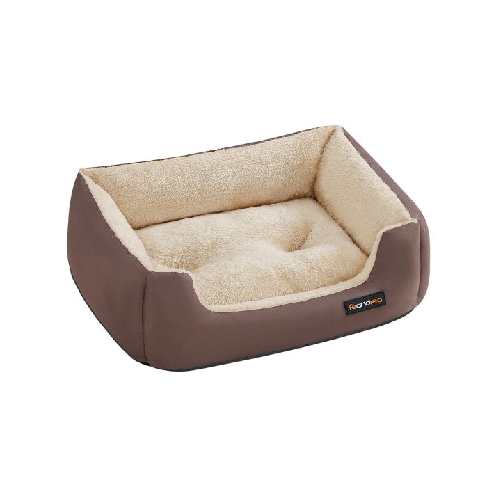 Dog Bed - GRAVAS Washable Size S Orthopedic Comfort - Coffee Brown