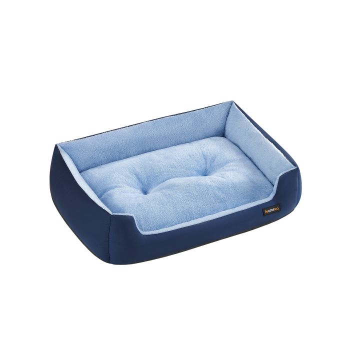 Dog Sofa Bed - GRAVAS Large Dog Bed with Plush Comfort - Charcoal Blue