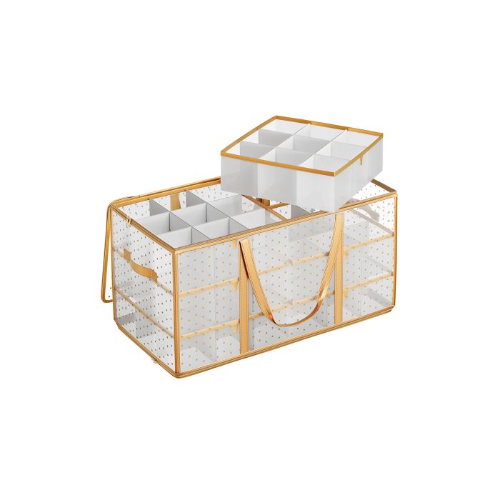 Bauble Bliss Plastic Christmas Bauble Storage Box - Small