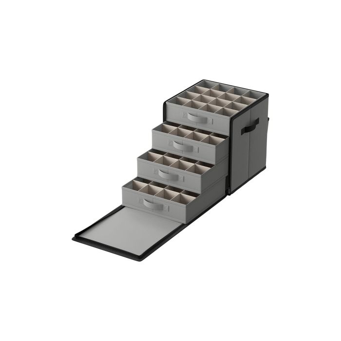 Decoration Storage Box - MONON Side Open Storage Box with Lid - Dove Grey