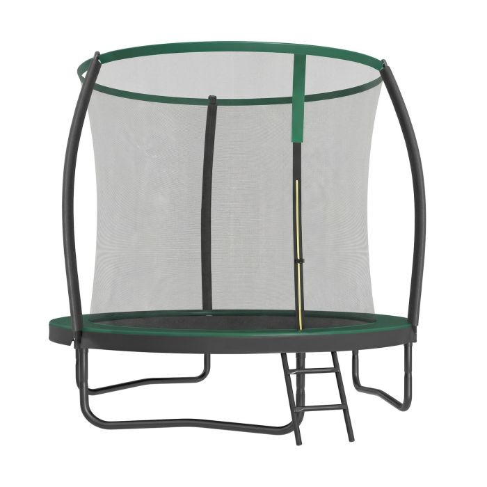 TAFORY Children's Trampoline with Safety Net - Black and Green