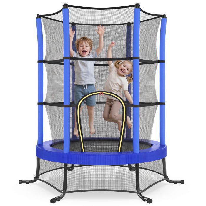ARCORI 6 ft Kids Trampoline with Safety Enclosure - Blue