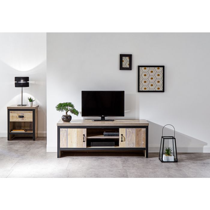 BELONA 2 Door TV Unit Oak