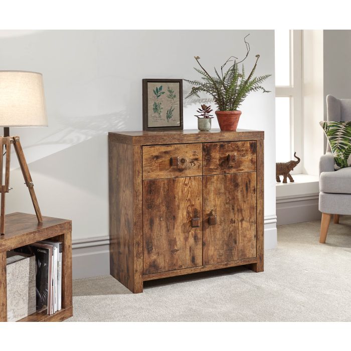Jakarta Comact Sideboard with 2 Doors and 2 Drawers - Mango