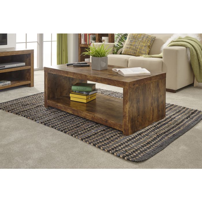 Jakarta Coffee Table With Shelf Mango