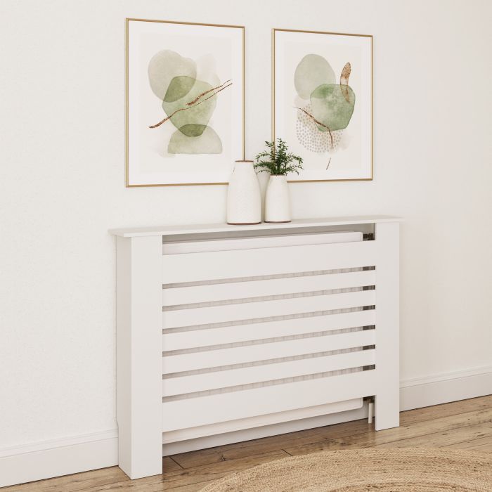 LYRA Radiator Cover Medium White