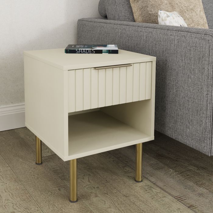 NIVARA Lamp Table Ivory