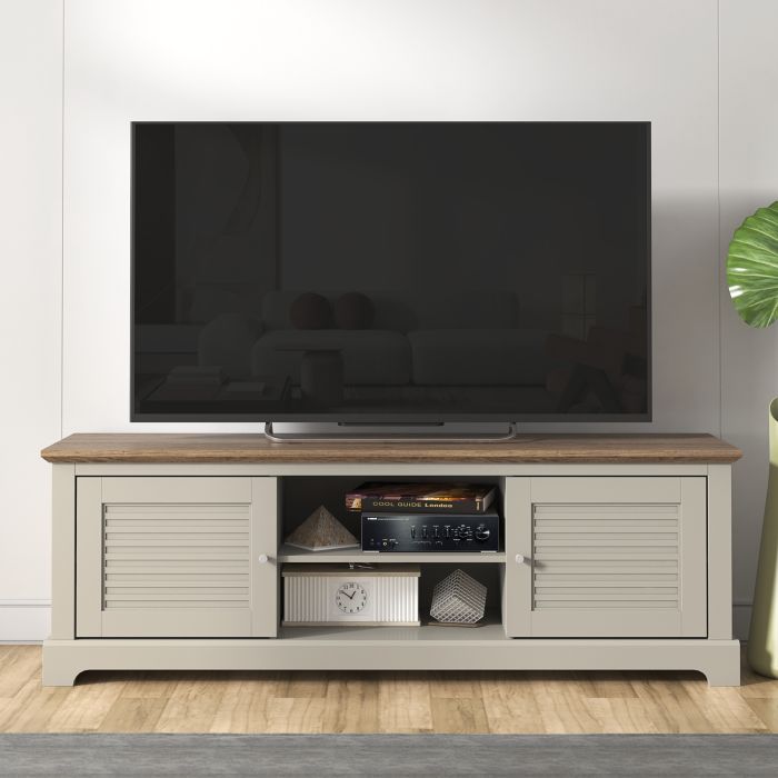 SALMERE TV Unit Light Grey