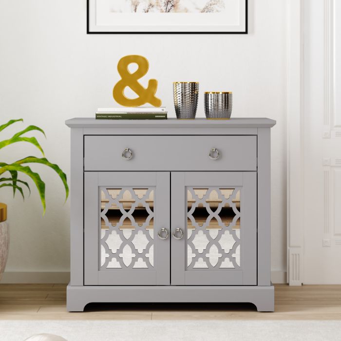 HONRIDGE 2 Door 1 Drawer Sideboard Grey