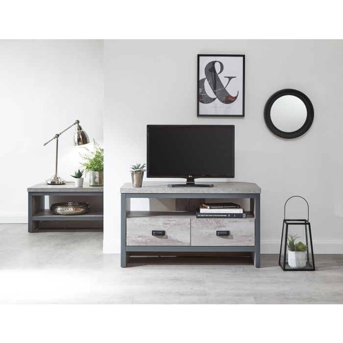 Boston Corner Tv Unit Grey