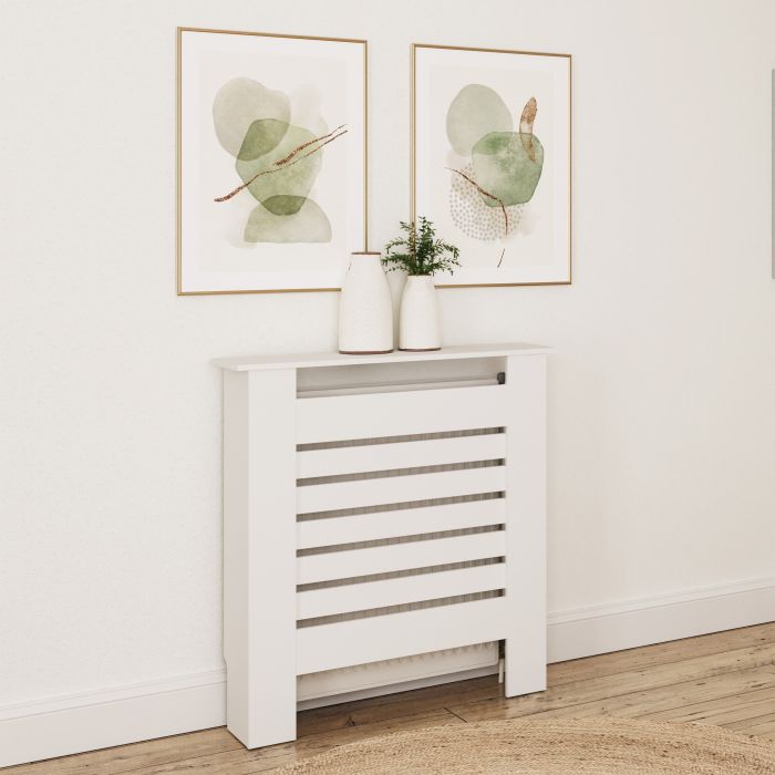 LYRA Radiator Cover Small White