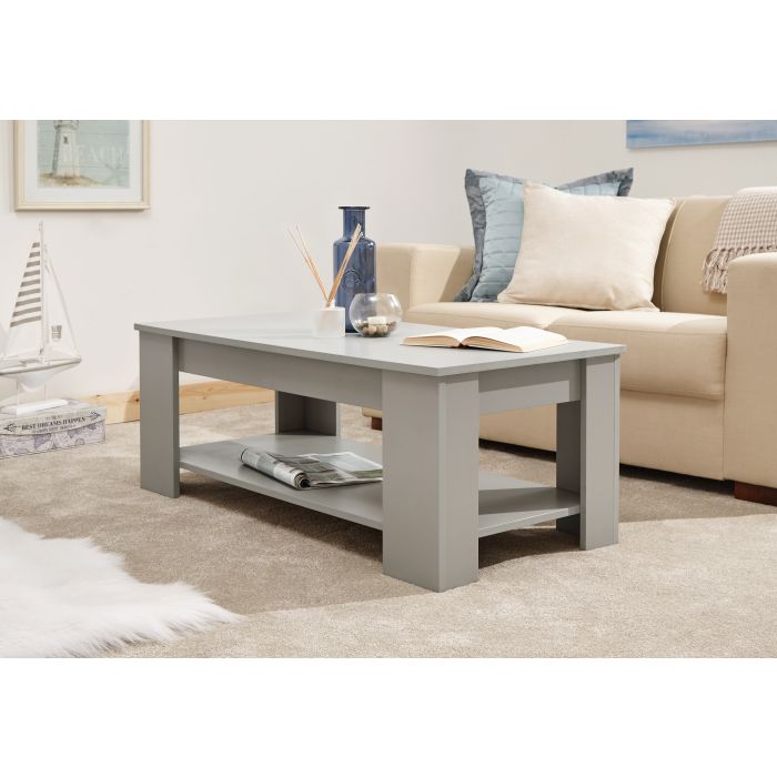 Lift Up Coffee Table - Grey