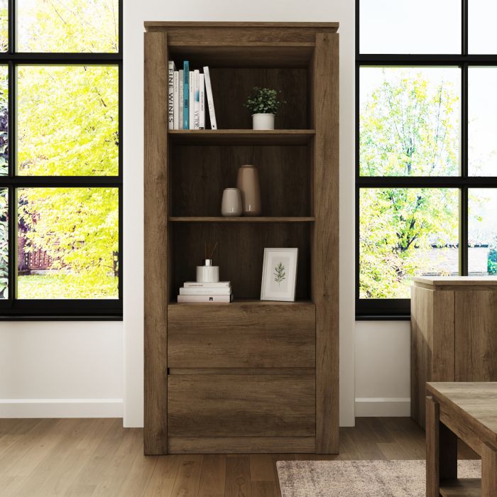 Canyon Oak Bookcase