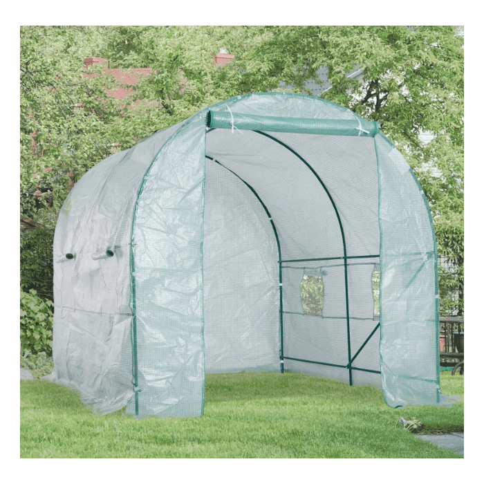 Reinforced Walk In Polytunnel Greenhouse