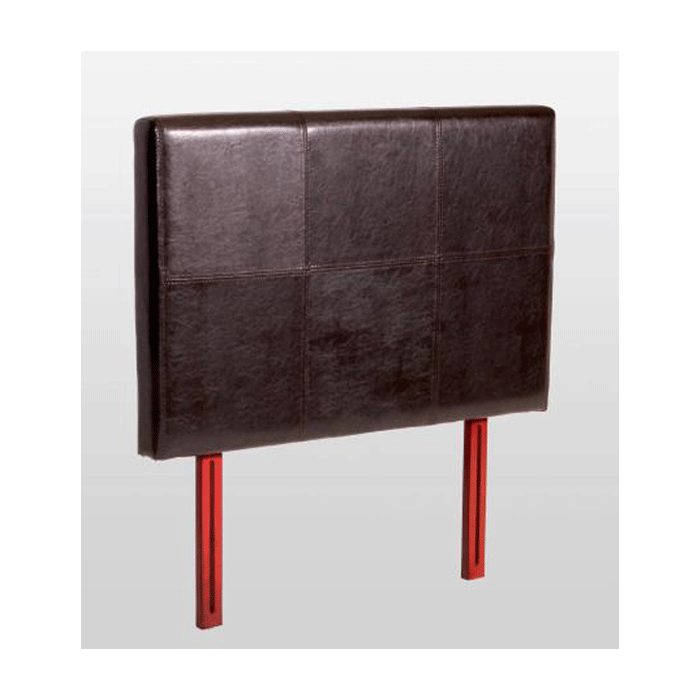 Quince PU Leather Effect Headboard Brown - King Size