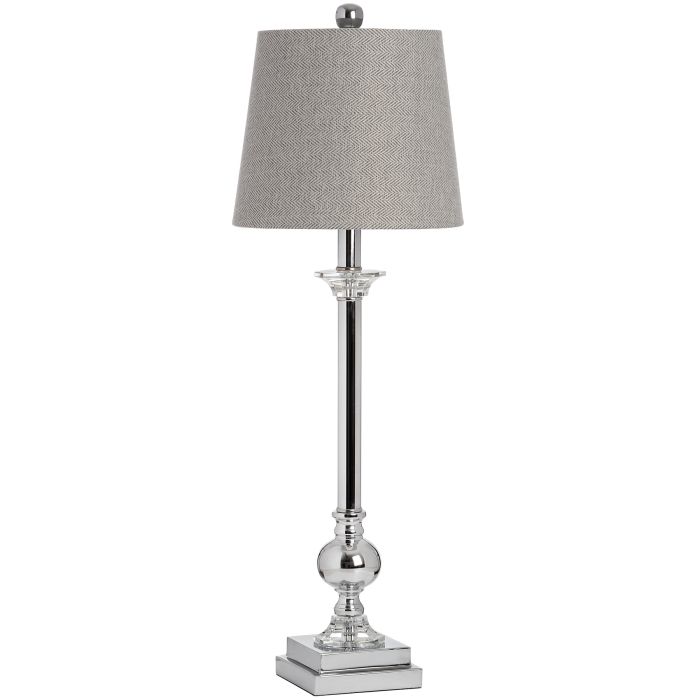Milan Chrome Table Lamp - Silver