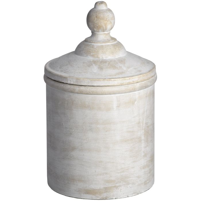 White Cannister Antique