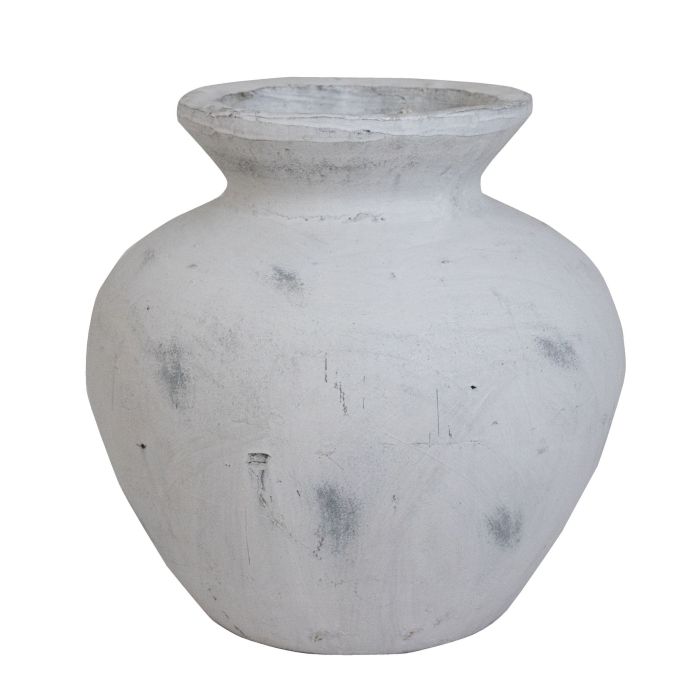 Lyka Antique White Vase