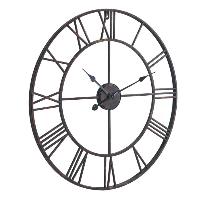 Skeleton Wall Clock - Bronze