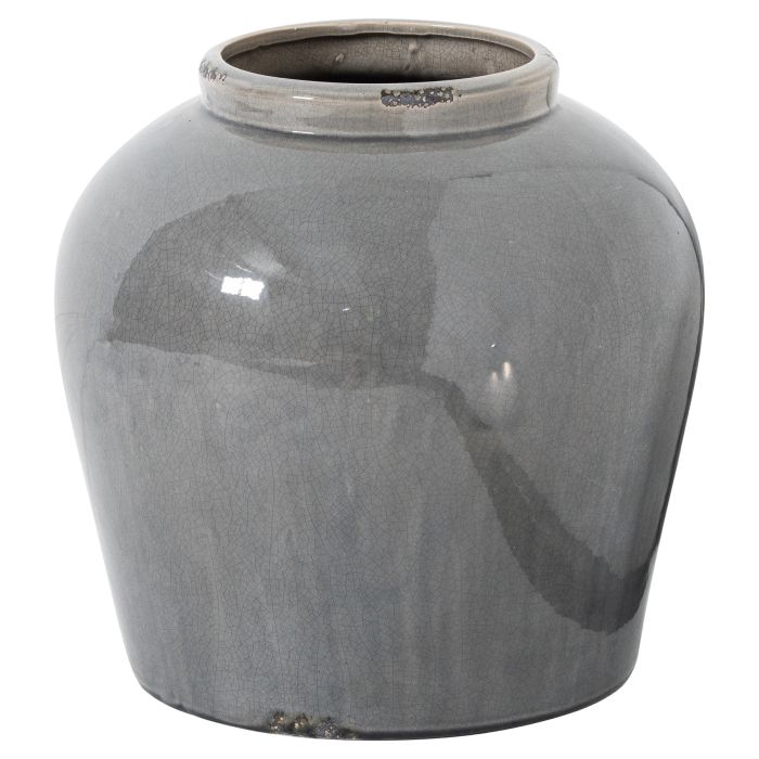 Hopkins Grey Glazed Juniper Vase