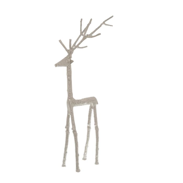 Standing Stag  Ornament - Silver