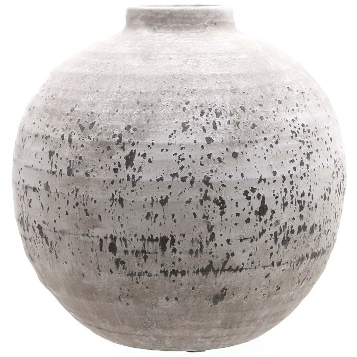 Tiber Stone Ceramic Vase - Large