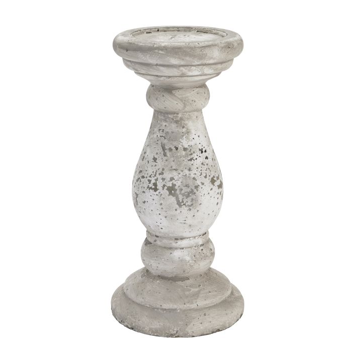 Stone Ceramic Candle Holder - Large